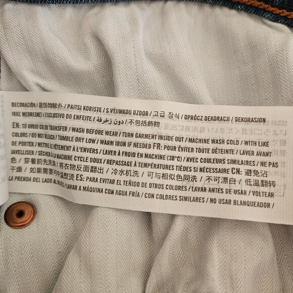 Abercrombie & Fitch Ultra High Rise Ankle Straight Jean sz 32/14 - Picture 6 of 9